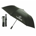 PFG56 - 56" arc auto open, manual close folding premium golf umbrella with case